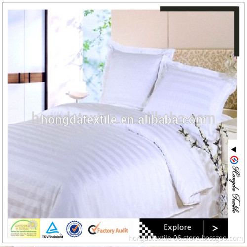 3CM strip 100% cotton hotel bedding set